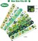 48pcs St. Patrick's Day Slap Bracelets, Lucky Shamrock Kids Snap Wristbands Toys for Irish St. Patty Party Supply